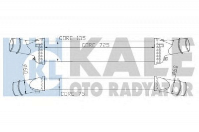 KALE OTO RADYATOR 342400 -  Интеркулер